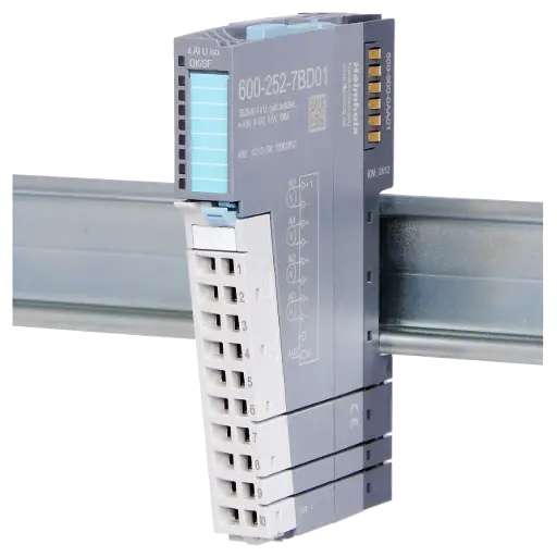 [600-252-7BD01] TB20, Analog input module - AI 4x U, +-10 V, 0-10 V, 1-5 V, Iso.