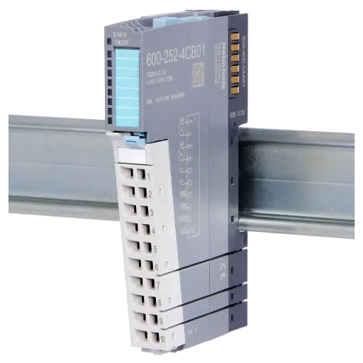 [600-252-4CB01] TB20, Analog input module - AI 2x U, +-24 V, 0-24 V